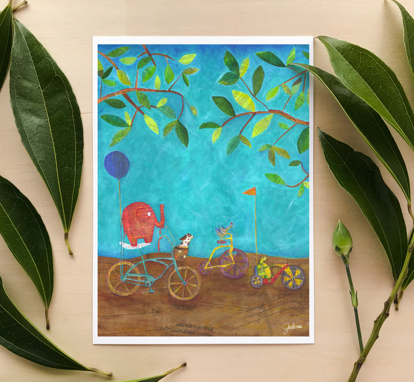 Summer Freewheelers greeting card