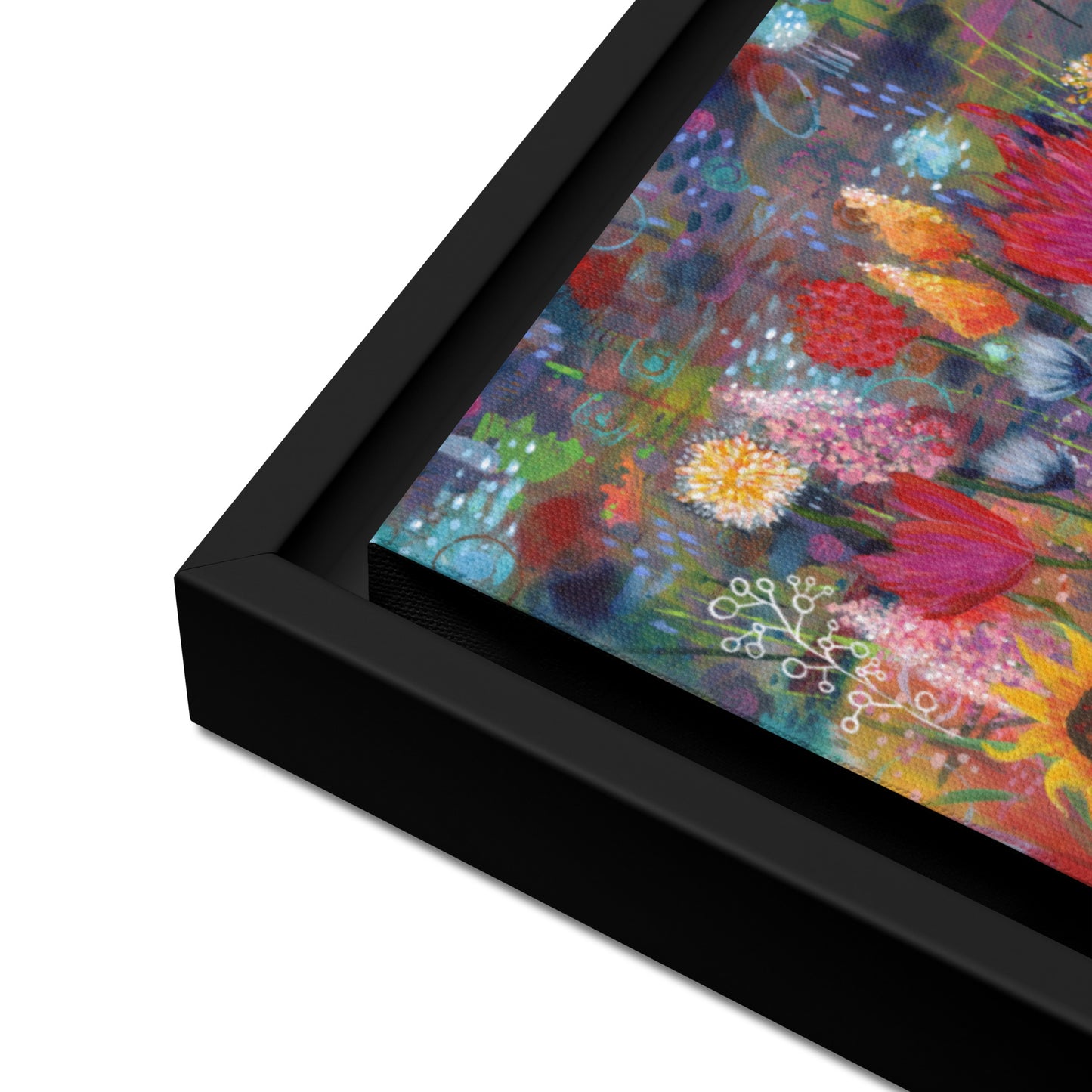 Flourish - framed printed canvas