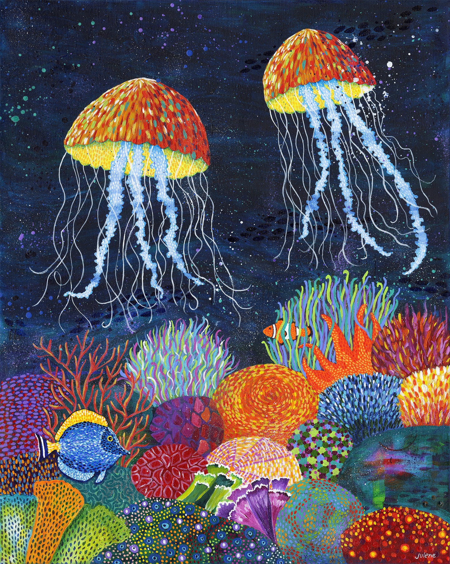 Sealife greeting card