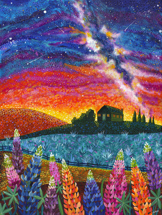 Lupine Milky Way - print