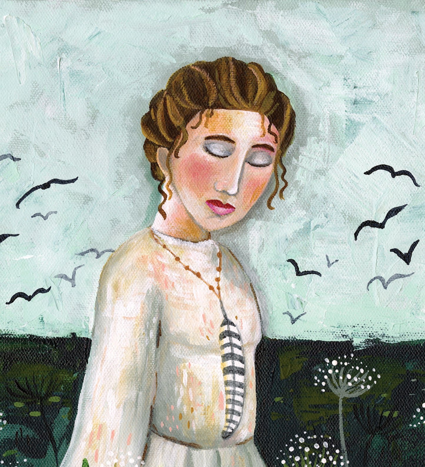Lost in thought - print