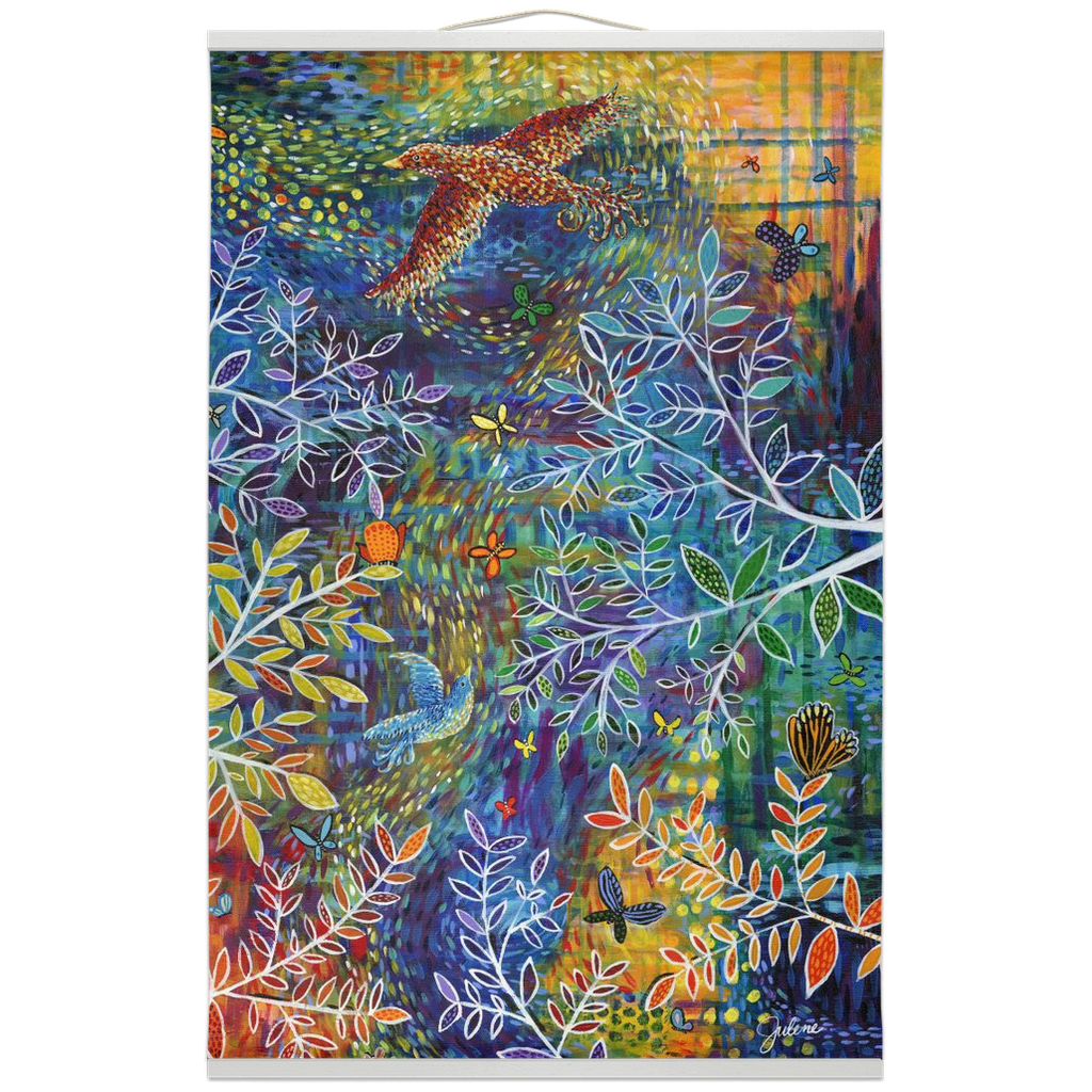 Taking Flight Hanging Canvas Banner