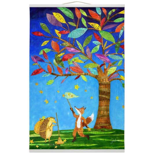 Star keepers Hanging Canvas Banner