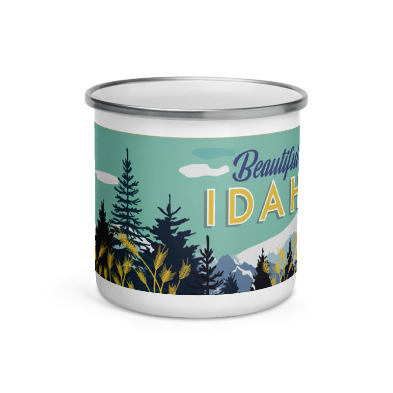 Beautiful Idaho Enamel Mug