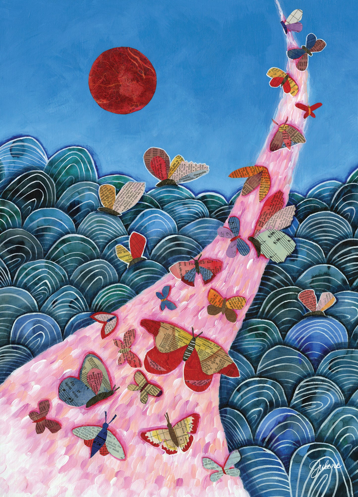 Between Waves greeting card