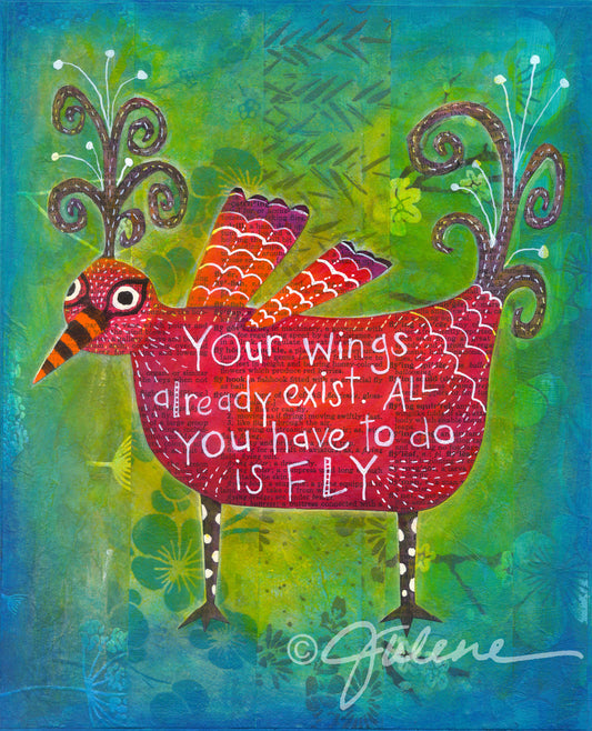 You Already have Wings - Print