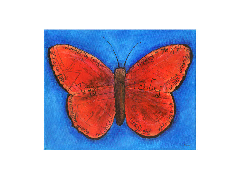 Floating in the Sky Butterfly - Print