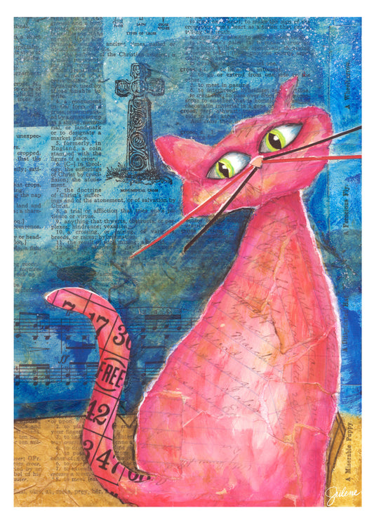 Cat Lover greeting card