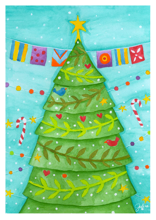 Christmas Tree greeting card