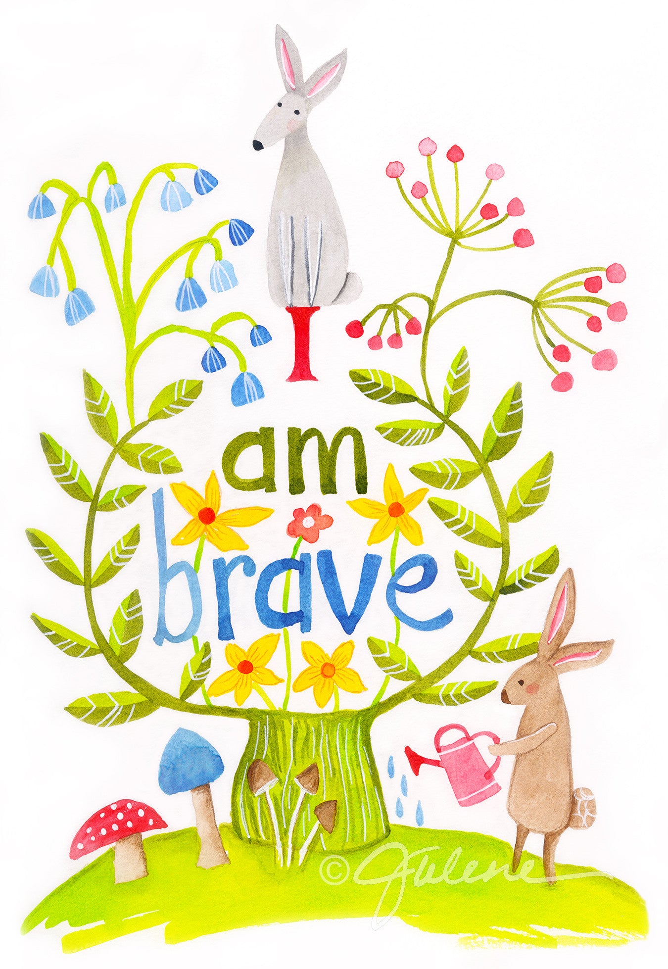 I am Brave - Print