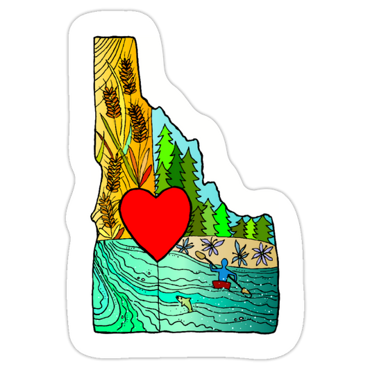 Idaho Love Sticker
