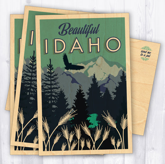Idaho Wood Postcards