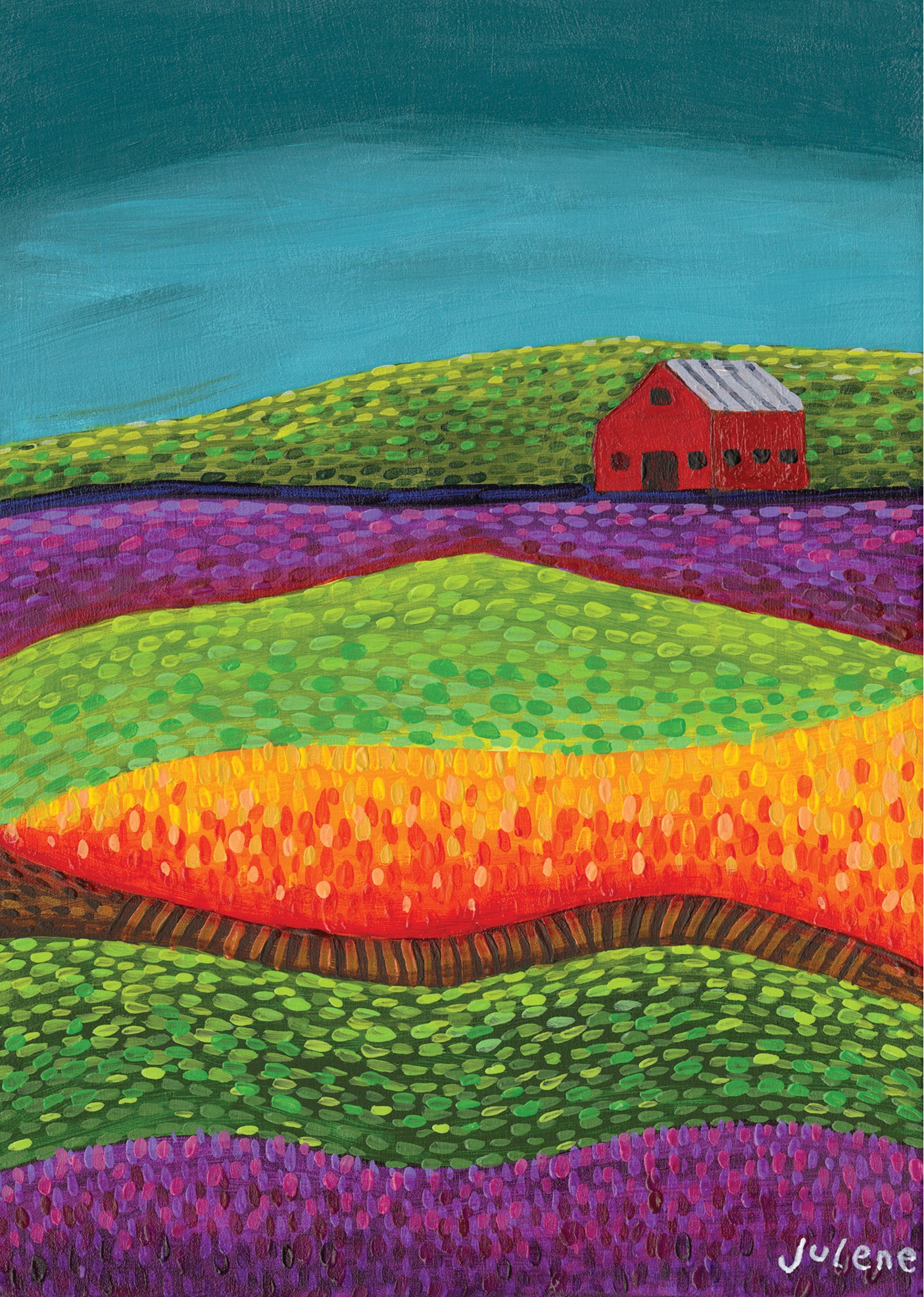 Palouse Barn greeting card