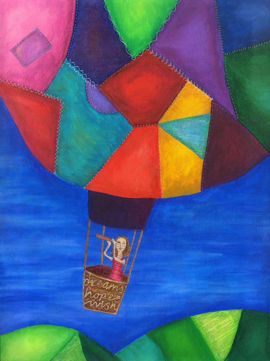 Patchwork Quilt Dreams - Print