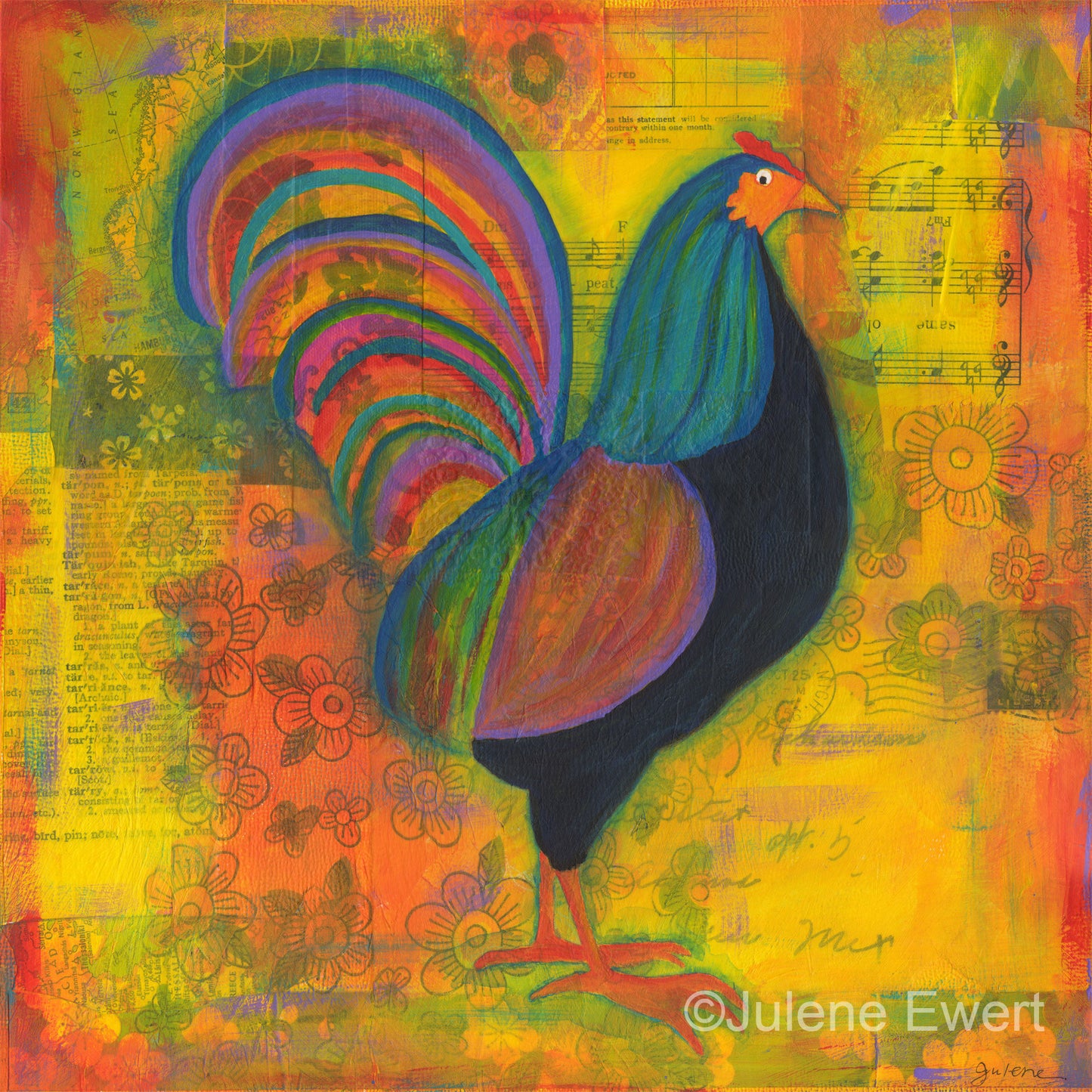 Rooster Kind of Morning - Print