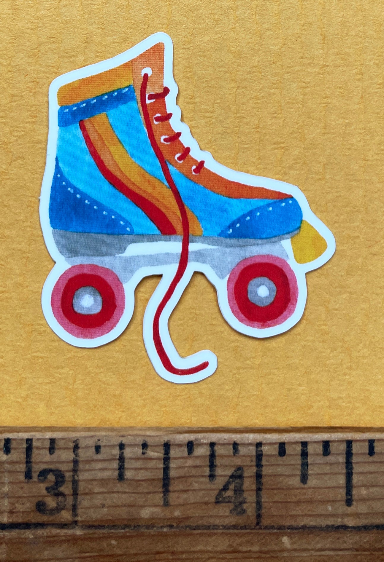 80s Roller Skate Sticker