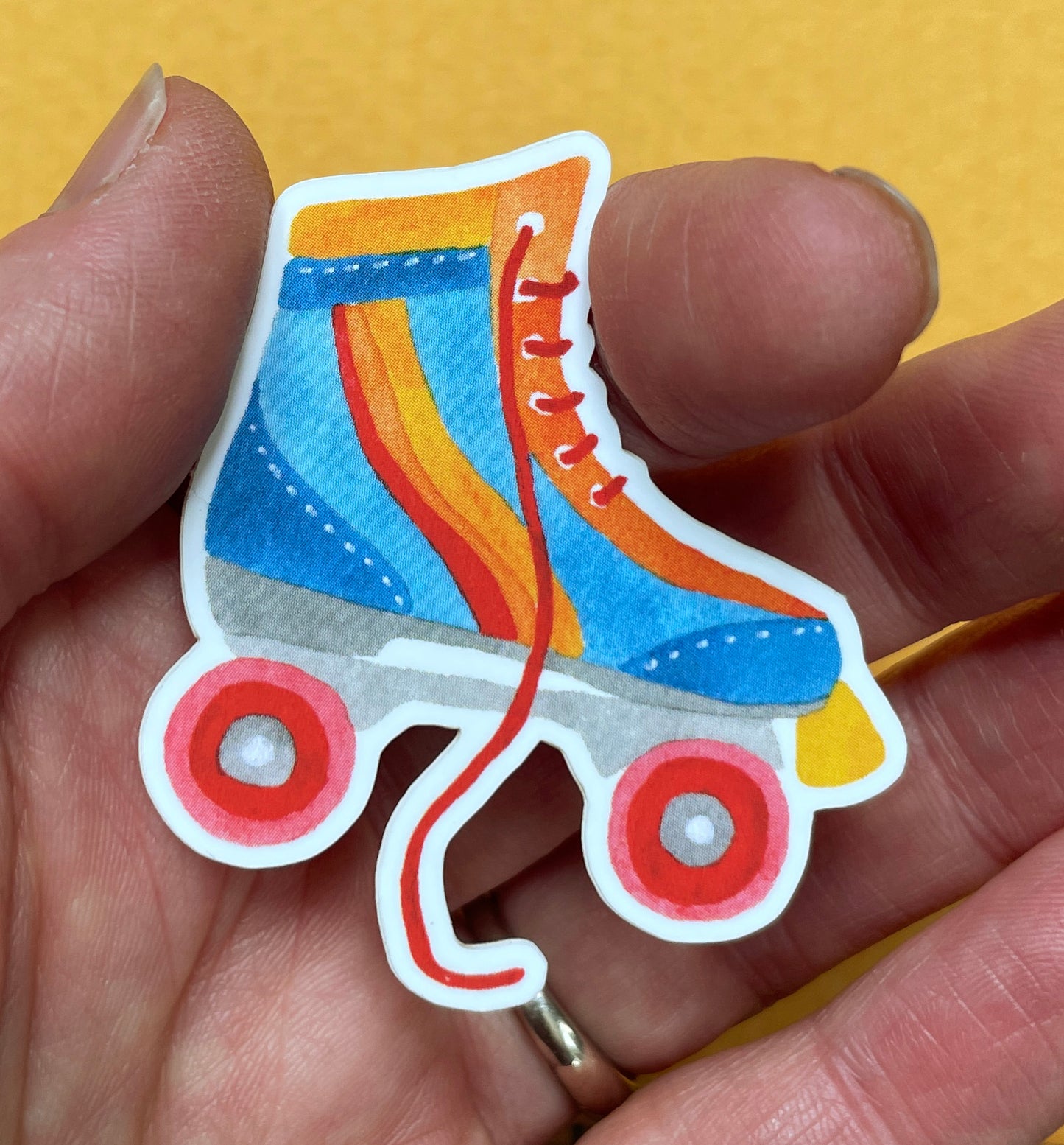 80s Roller Skate Sticker