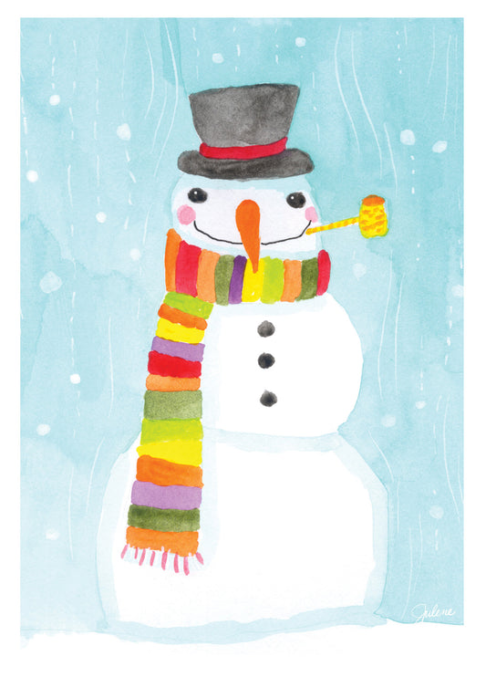 Snowman greeting card