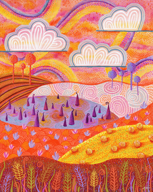Summer Hills - print