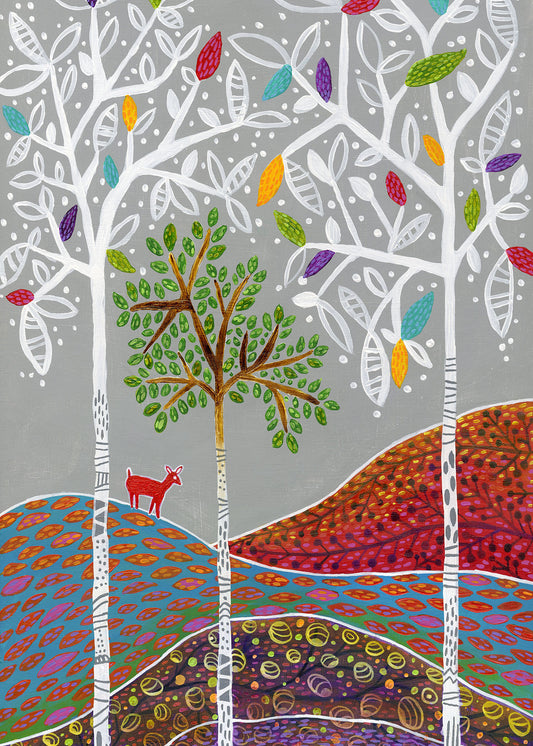 Tree Protectors greeting card