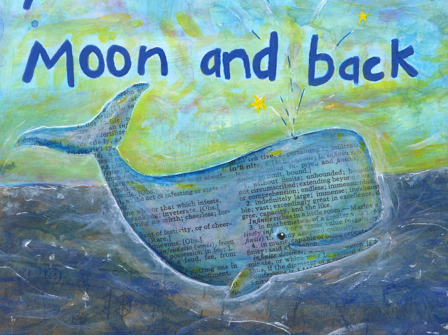 Love You to the Moon - Print
