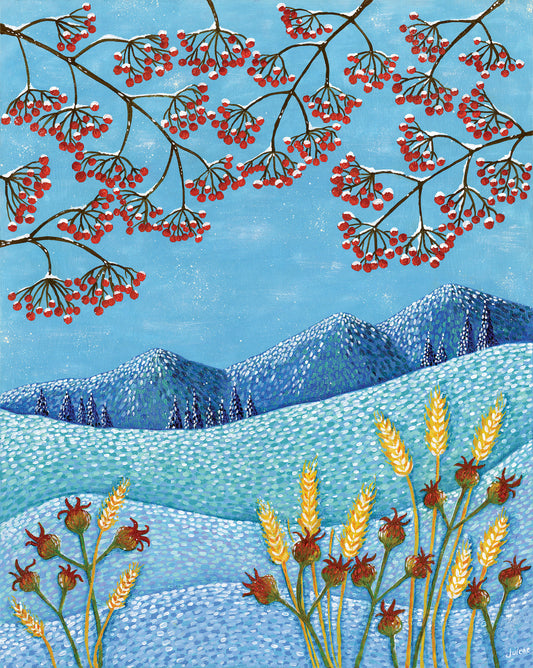 Quiet Hibernation -winter print