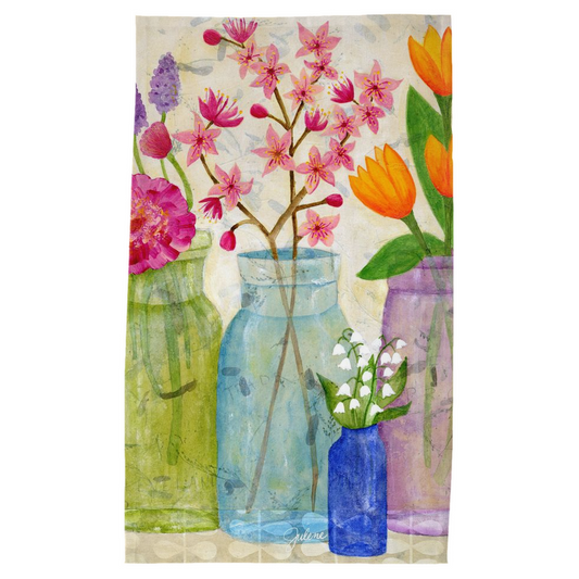 Spring Flowers Tea Towels