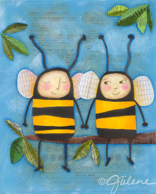 Bee Friends print