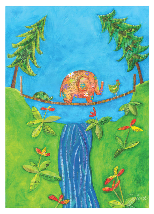 Bridge Friends greeting card