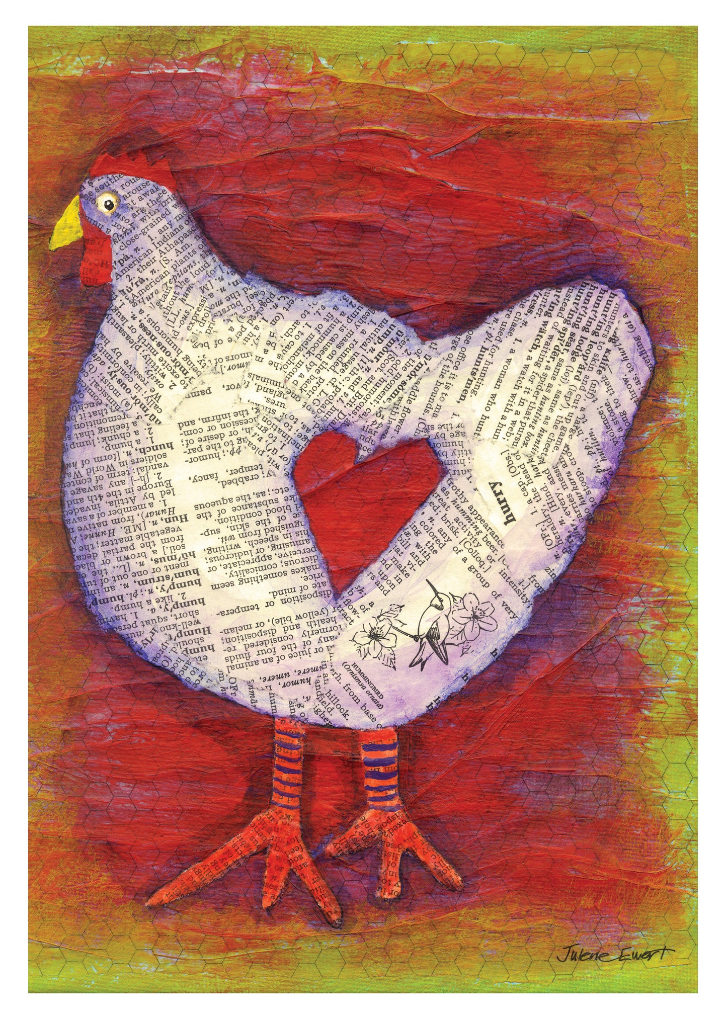 Chicken Lover greeting card