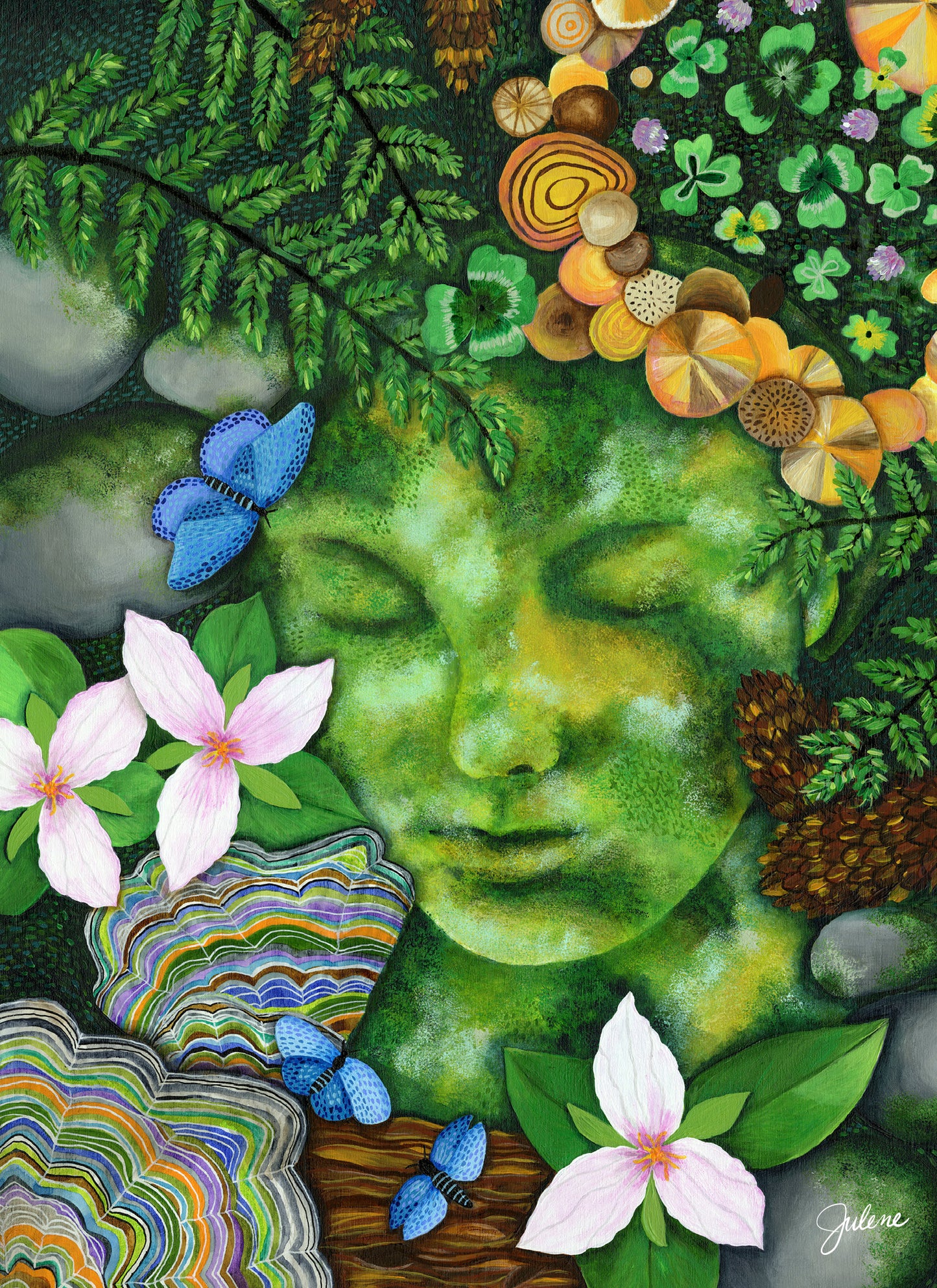 Forest Nectar greeting card