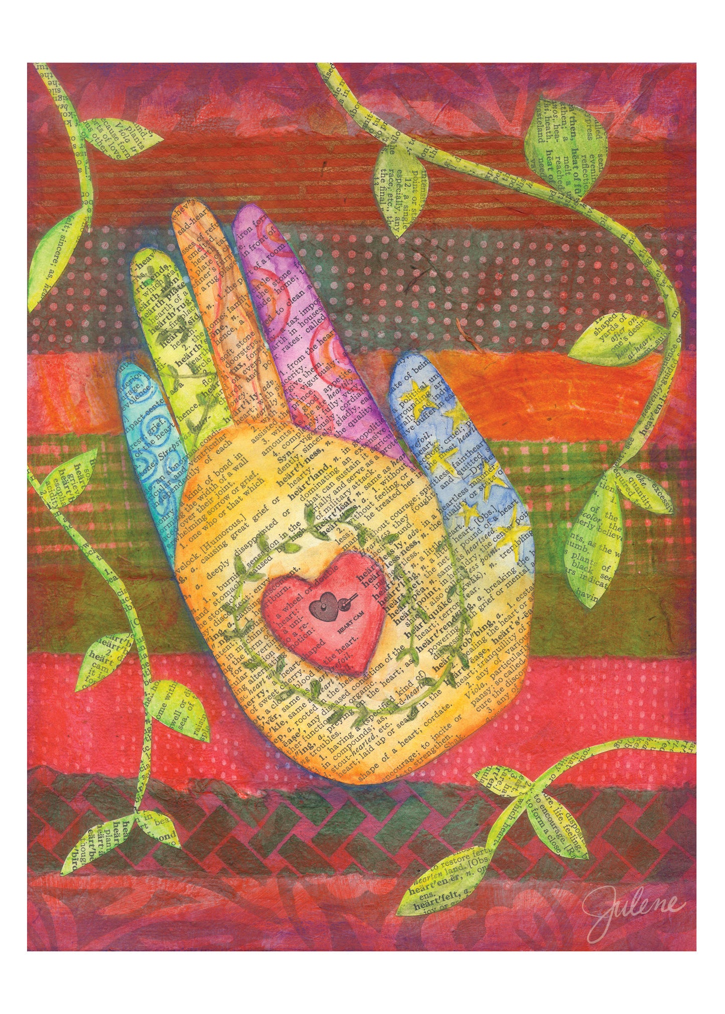 Healing Hand greeting card