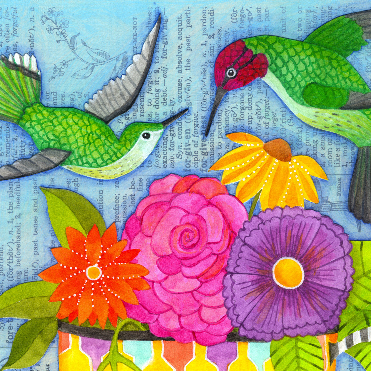 Hummingbird Tea - Print