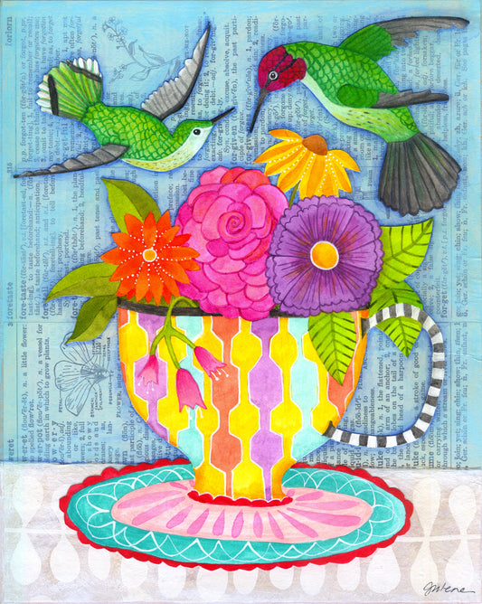 Hummingbird Tea - Print