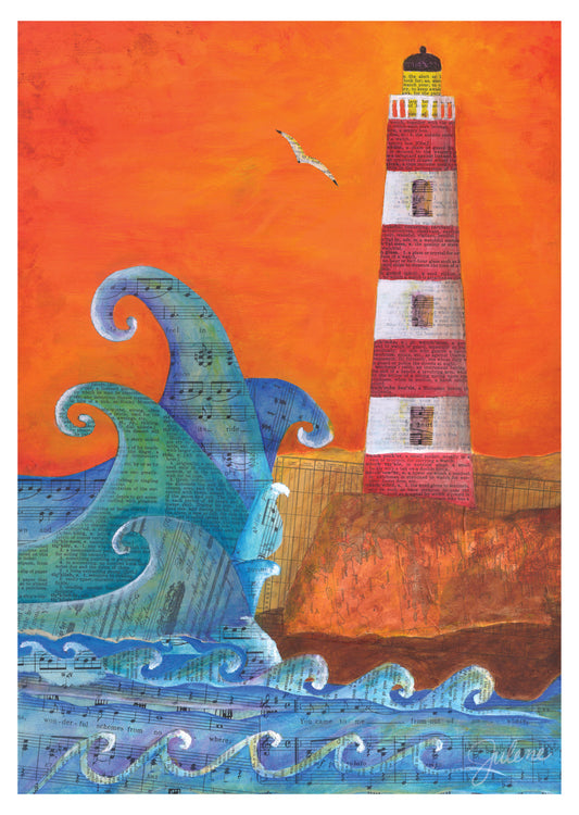 Lighthouse greeting card