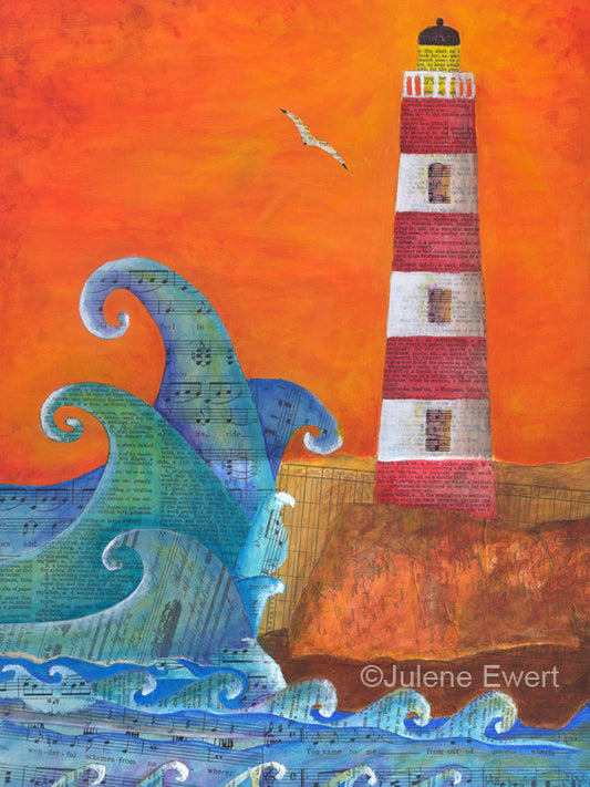 Out of Nowhere Lighthouse - Print