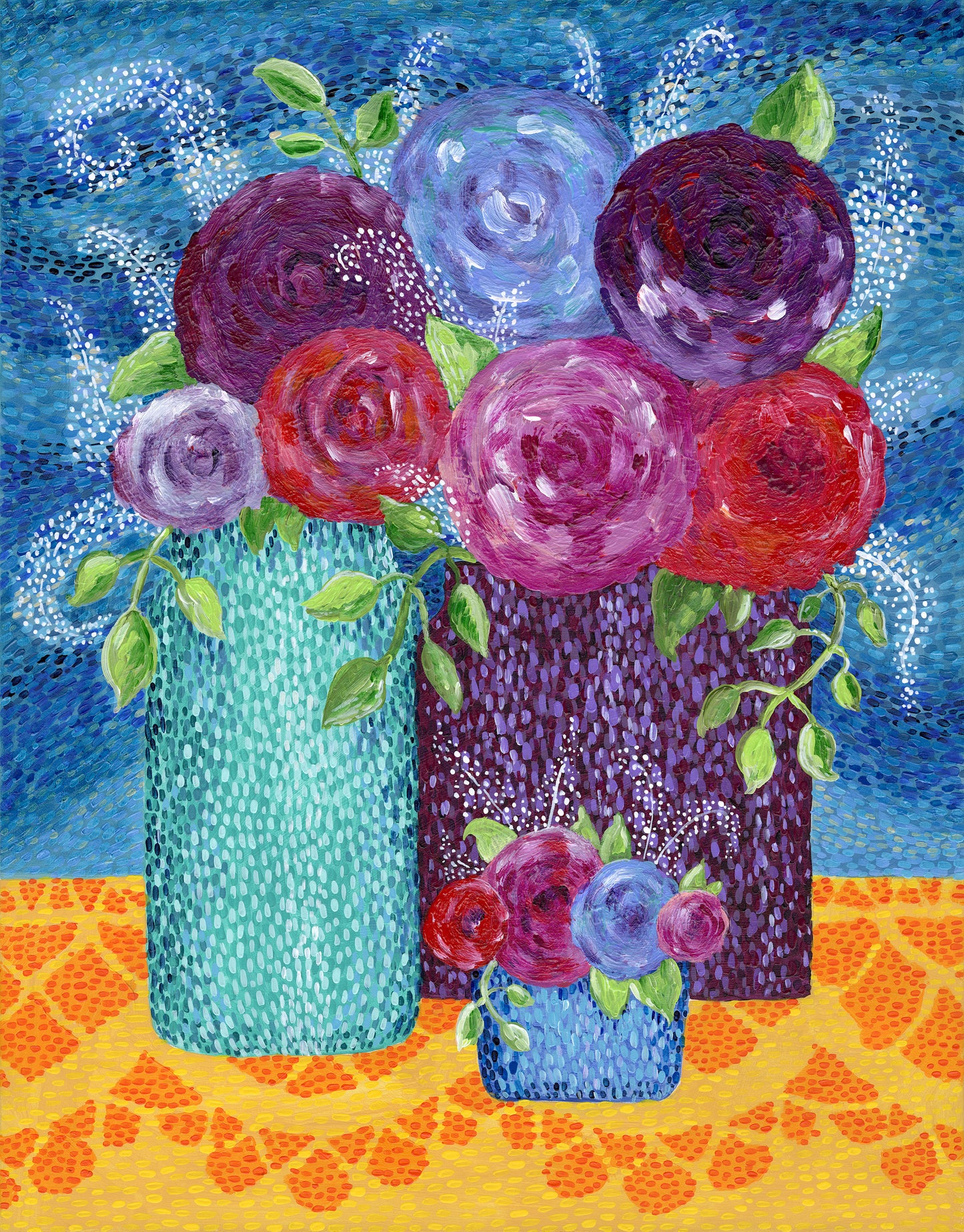 mom's flowers - print