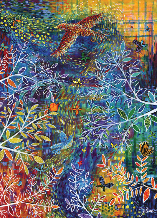 Taking Flight greeting card