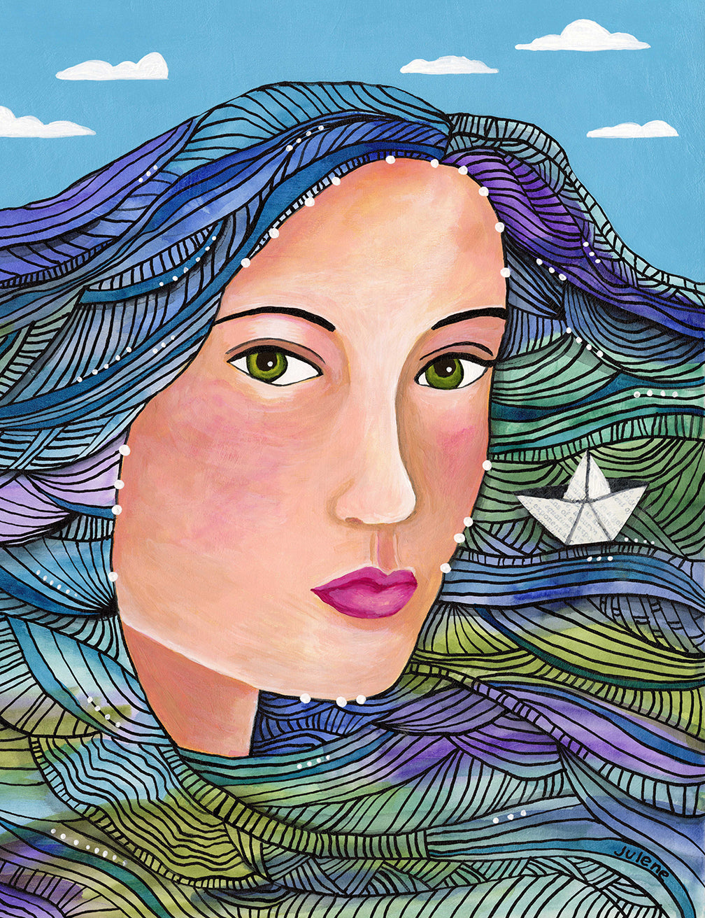 Trust the Waves - Original painting